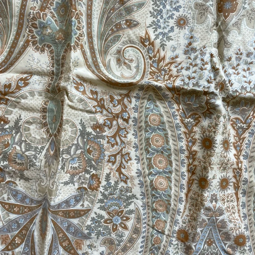 Pottery Barn Paisley BLYTHE Standard Pillow Sham Case Organic Cotton